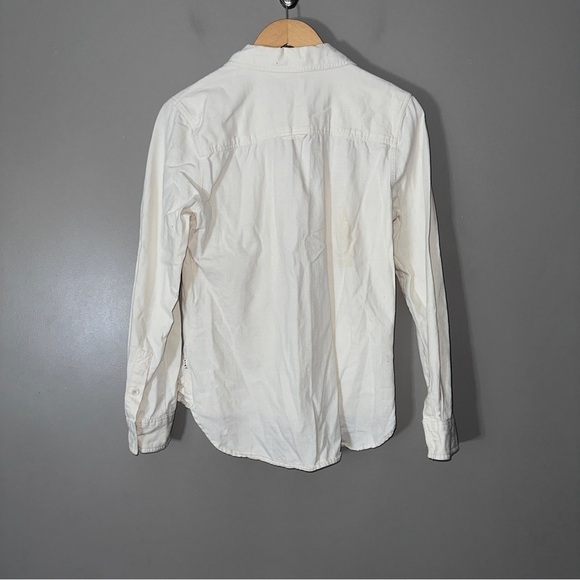 Roxy White Button zip Long sleeve shirt - Picture 5 of 6